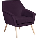 Max Winzer Sessel Alegro Samtvelour purple