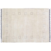 Moderner Teppich Lorry Buff GABBEH Home & Living 200 x 140 cm aus pflanzlicher Wolle in der Farbe Beige. Ideal für Jede Art von Umgebung: Küche, Badezimmer, Wohnzimmer, Schlafzimmer