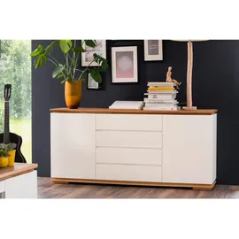 MCA Furniture Sideboard Chiaro 172 x 81 x 40 cm Weiß