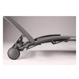 BEST Freizeitmöbel Larino Rollliege 202 x 72 x 47 cm anthrazit/matt