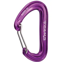Karabiner 22 Nano violett|silber No Size
