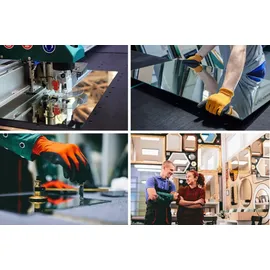 Tulup Led Spiegel - Runder Badezimmerspiegel Ohne Rahmen mit Led-beleuchtung – Wandspiegel - Kaltweiß (6500k)