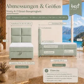 Best For Home Trinity 80 x 200 cm Mintgrün