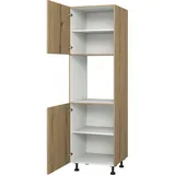 kochstation »KS-Trea SB-195-3«, mit zwei Türen und zwei Einlegeböden, Höhe 195 cm