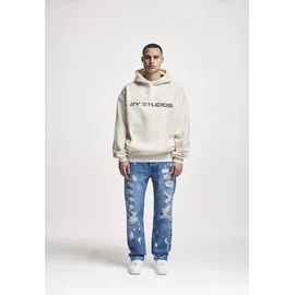 2y studios Firio Destroyed Straight Jeans Blau 29