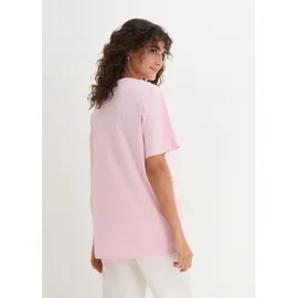 bonprix Longshirt (5er-Pack), rosa, Gr.56/58 (3XL), Bequemes weites Long-Shirt, nicht meliert: 100% Baumwolle