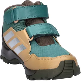 adidas Unisex Kinder Terrex Skychaser Mid Gore-Tex Hiking Kids Shoes, Preloved Teal/Matte Silver/Cardboard, 31 EU