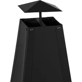 Gardebruk Feuerschale Feuerstelle Ø 102 cm Schwarz