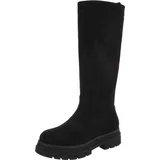 Ital-Design Plateaustiefel Damen Schwarz 37