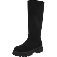 Ital-Design Plateaustiefel Damen Schwarz 37