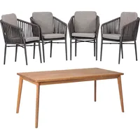 ACAMP Acamp, MANHATTAN 5tlg 180cm Tisch ATACAMA