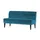 Sofa.de Sitzbank Hearty türkis/petrol 168 x 92 x 77 cm