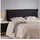Idimex Kopfteil VINCEL, Bettkopfteil 160cm, Headboard, Kopfteil gepolstert Stoffbezug schwarz