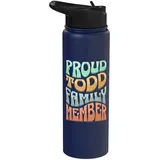 Todd Familie Todd Nachname Todd Stainless Steel Insulated Water Bottle