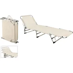 Gartenliege MATS - grau