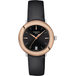 Tissot T-Gold Glendora 18K Gold T929.210.46.051.00 - schwarz - 33mm