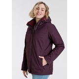 Jack Wolfskin 3-in-1-Funktionsjacke JACK WOLFSKIN "ROSS ICE JKT" Gr. 46, lila Damen Jacken Sportjacken