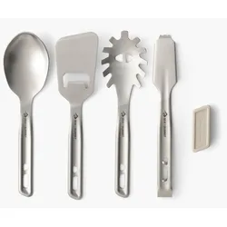 Sea to Summit Detour Stainless Steel Utensil Set - Stainless Steel Grey