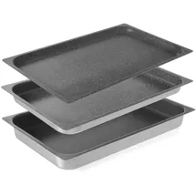 HENDI Behälter, antihaftbeschichtet, GN 1/1, 530x325x(H)40mm,