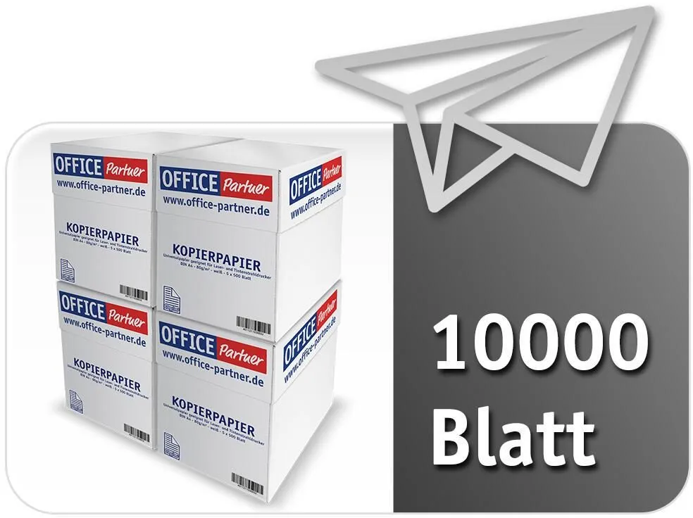 OFFICE Partner Premium Kopierpapier, weiß - DIN A4 80g/m2 - 10.000