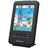 Bresser Basisstation für 4CAST WLAN Wetterstation Zusatzdisplay 4 Tage Vorhersage Innen Außentemperatur Luftfeuchtigkeit Wecker