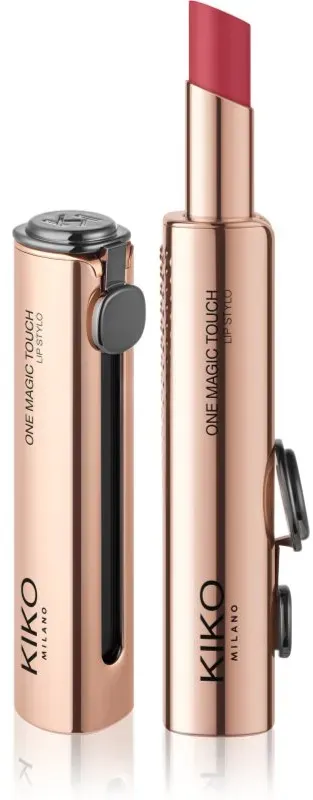 KIKO Milano One Magic Touch Halbmatter Lippenstift mit feuchtigkeitsspendender Wirkung Farbton 11 At the Opera 2.5 g