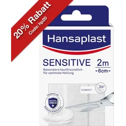 Hansaplast Sensitive Pflaster 2x6