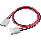 TRU Components Hochstrom Batteriesteckverbinder Verlängerungskabel 1000 mm TC-12195680 Schwarz, Rot