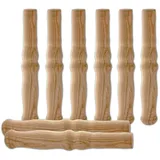 8x Holzgriff rund für Schubkarre Schubkarrengriffe Schiebkarrengriffe Holz 25mm