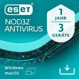 ESET NOD32 Antivirus 2025 ESD 3 Geräte 1 Jahr DE Win