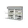 Möbel Kraft VORTINA 120 x 102 x 31 cm grau / grau