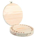 Rayher Holzbox für Milchzähne 12 cm ø 1-tlg. Natur