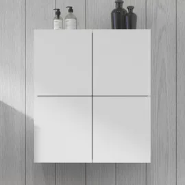 Duravit L-Cube Halbhochschrank 70 x 80 x 24,3 cm Nussbaum