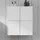 Duravit L-Cube Halbhochschrank 70 x 80 x 24,3 cm Nussbaum
