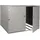 MCW Fahrradgarage 4er-Fahrradgarage Metall 160x222x208 cm hellgrau
