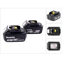 Makita BL 1850 B 18 V - 5,0 Ah Li-Ion Akku 2er Pack