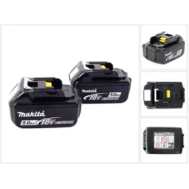 Makita BL 1850 B 18 V - 5,0 Ah Li-Ion Akku 2er Pack