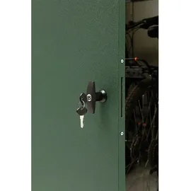 Weka Fahrradgarage Gary Metall 2,42 m2 grün