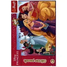 Trefl Disney Prinzessinnen Glitter Puzzle 100 Teile
