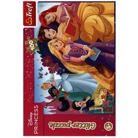 Trefl Disney Prinzessinnen Glitter Puzzle 100 Teile