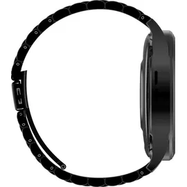 Maxcom FW66 BT 51 mm Metallgehäuse schwarz Metallarmband grau One Size