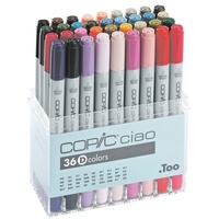 COPIC® Ciao D Layoutmarker-Set farbsortiert 1,0 + 6,0 mm,