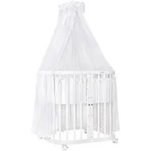 Waldin Babybett Kinderbett 7in1 mit Matratze,