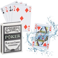 Relaxdays Pokerkarten (Deutsch, Französisch, Italienisch, Englisch),