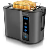 Arendo Toaster Kurzschlitz Grau