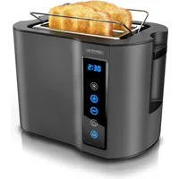 Arendo Toaster Kurzschlitz Grau