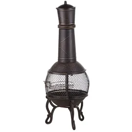 Beliani TACORA 37 cm, Freizeit, Campingzubehör, Feuerschalen