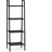 Relaxdays Standregal 136 x 44 x 31,5 cm Schwarz