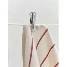 HAY Geschirrtuch, 2er Set - Outdoor Market | Beige/Rot
