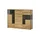 Schöner Wohnen Highboard 182 x 139 x 43 cm Mehrfarbig